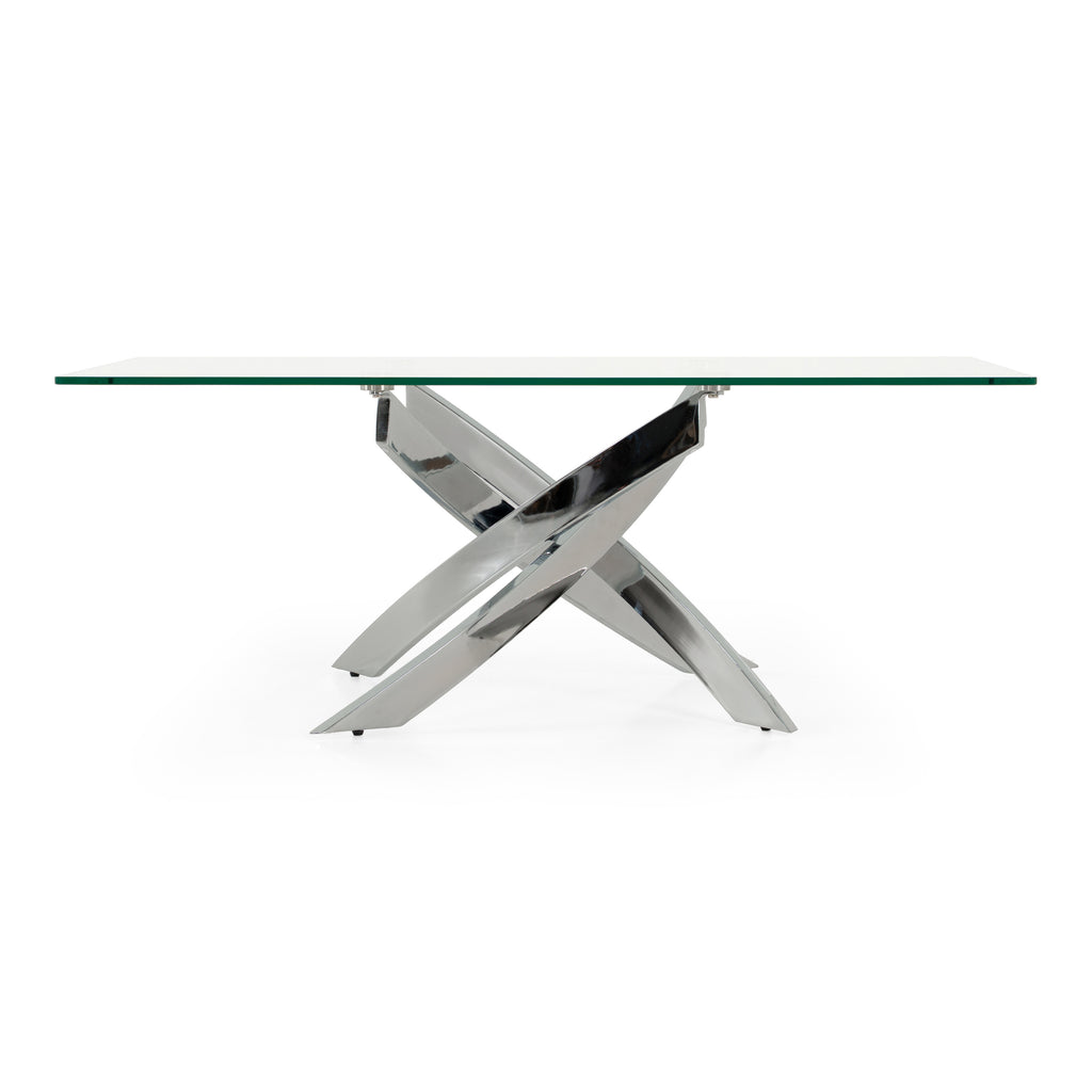 Pyrite Modern Glass Coffee Table