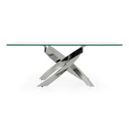 Pyrite Modern Glass Coffee Table