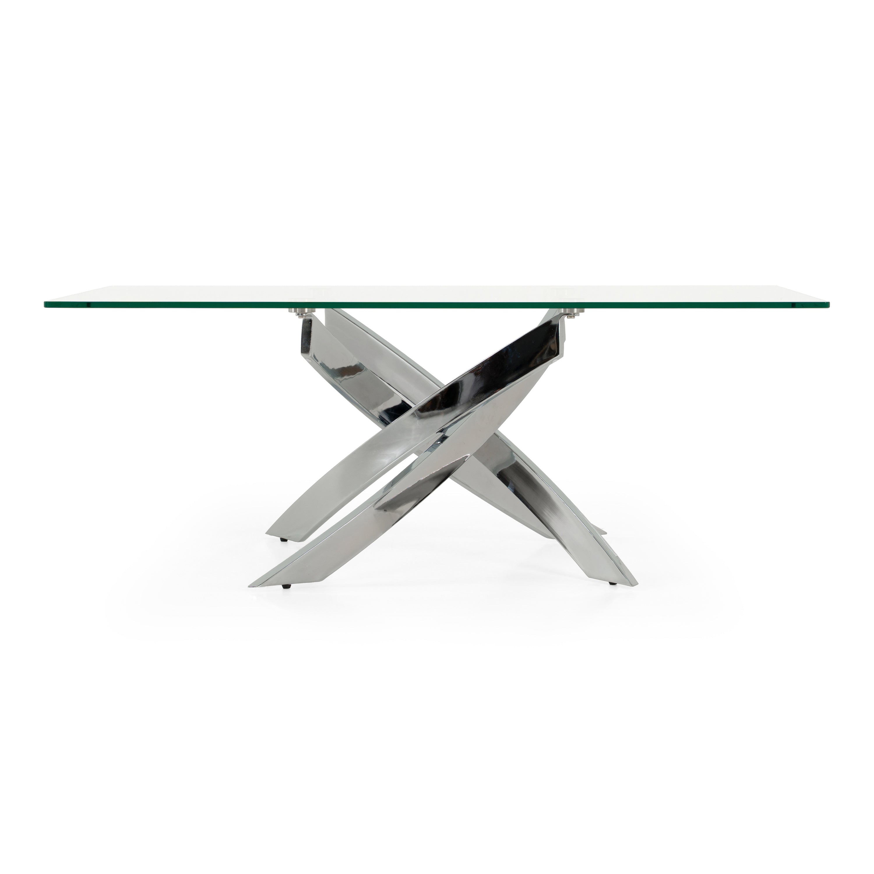 Pyrite Modern Glass Coffee Table