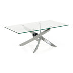 Pyrite Modern Glass Coffee Table