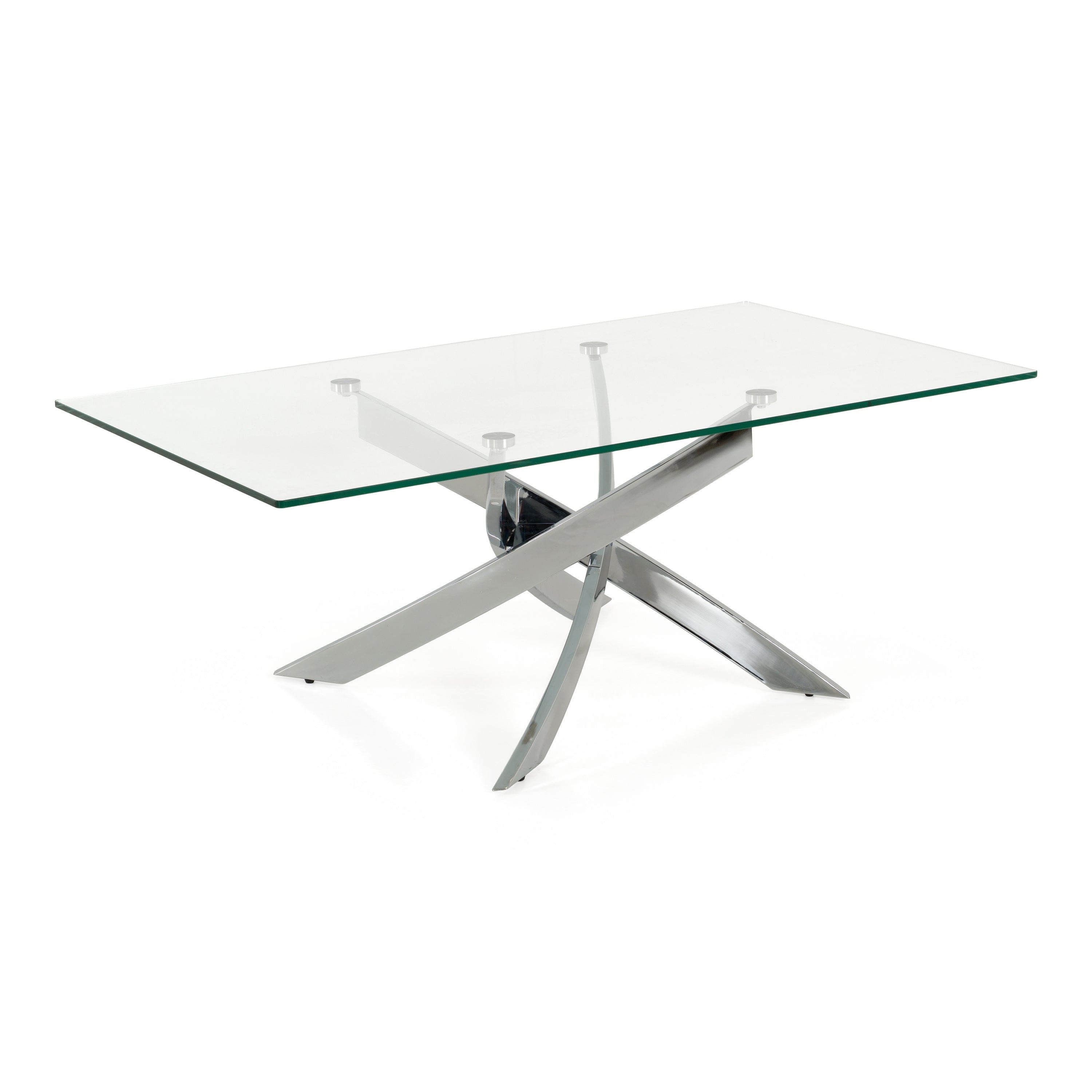 Pyrite Modern Glass Coffee Table