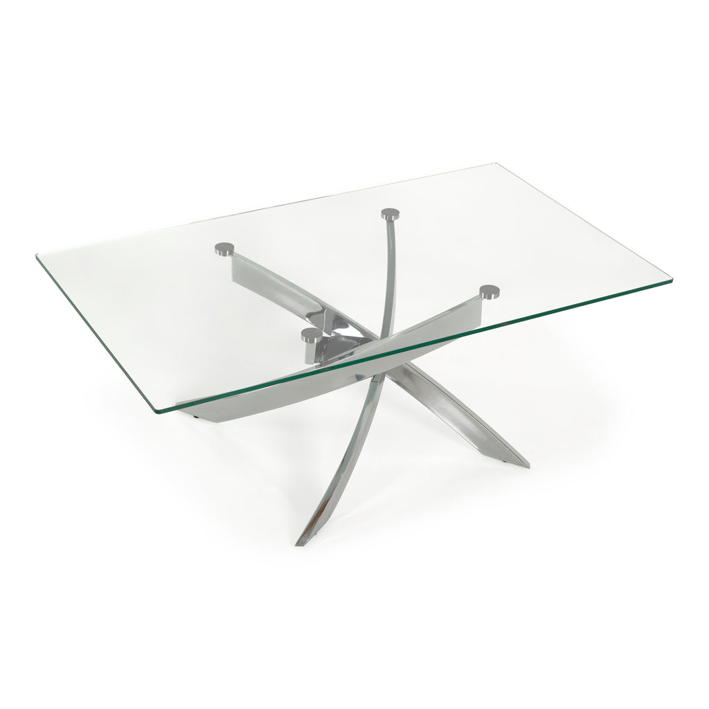 Pyrite Modern Glass Coffee Table