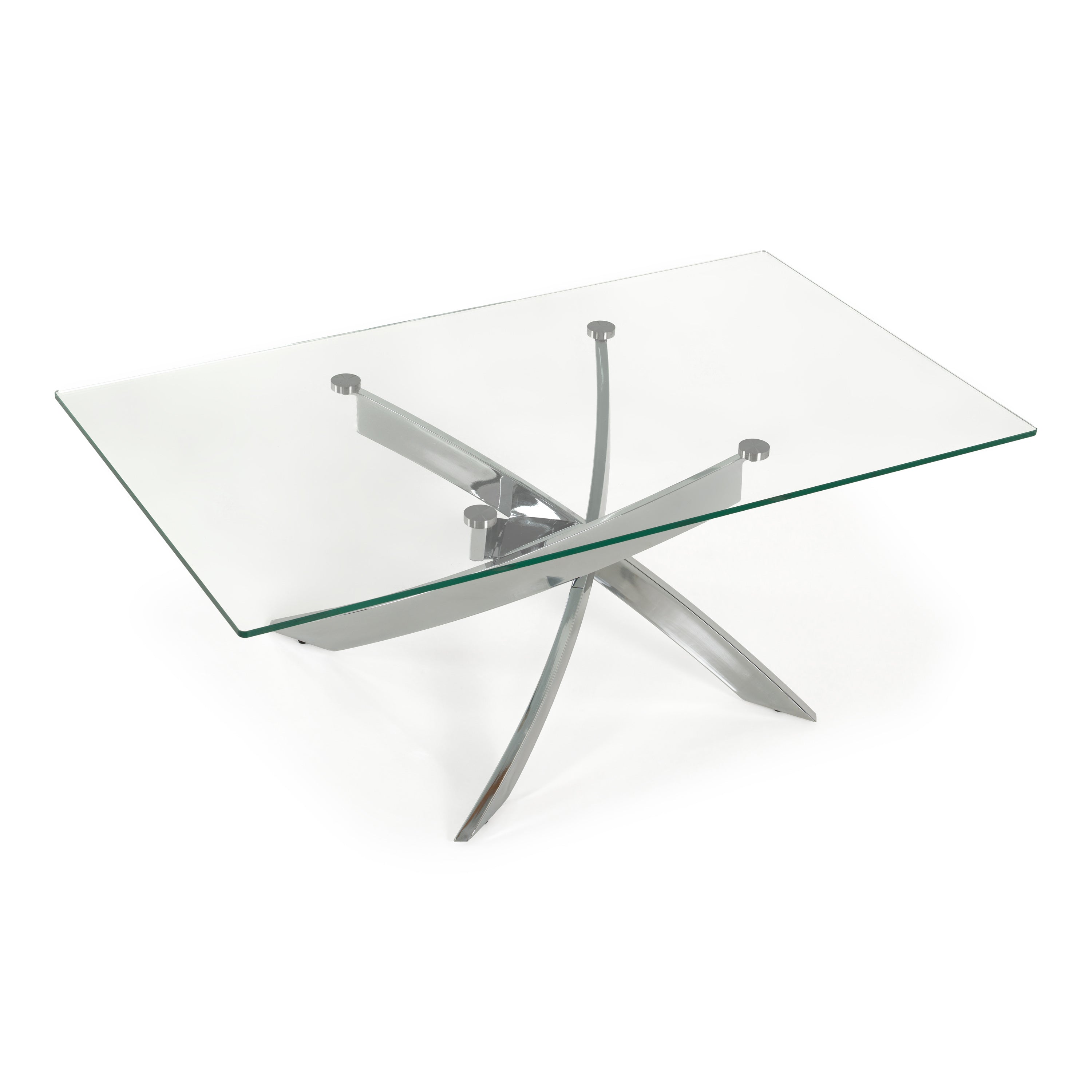 Pyrite Modern Glass Coffee Table