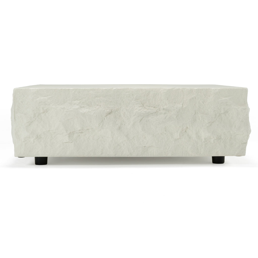 Quarry - Modern Off-White Square Coffee Table