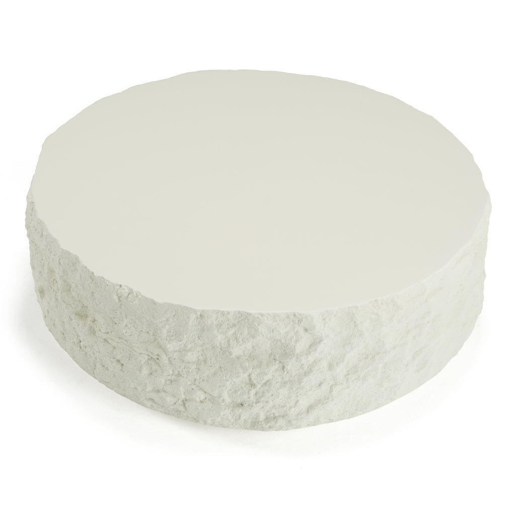 Quarry - Modern Off-White Round Coffee Table