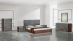 Rado Modern Walnut & Stucco Chest