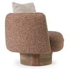 Raywood - Modern Multicolored Boucle Fabric + Ash Accent Chair