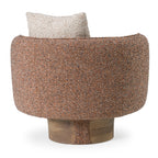 Raywood - Modern Multicolored Boucle Fabric + Ash Accent Chair