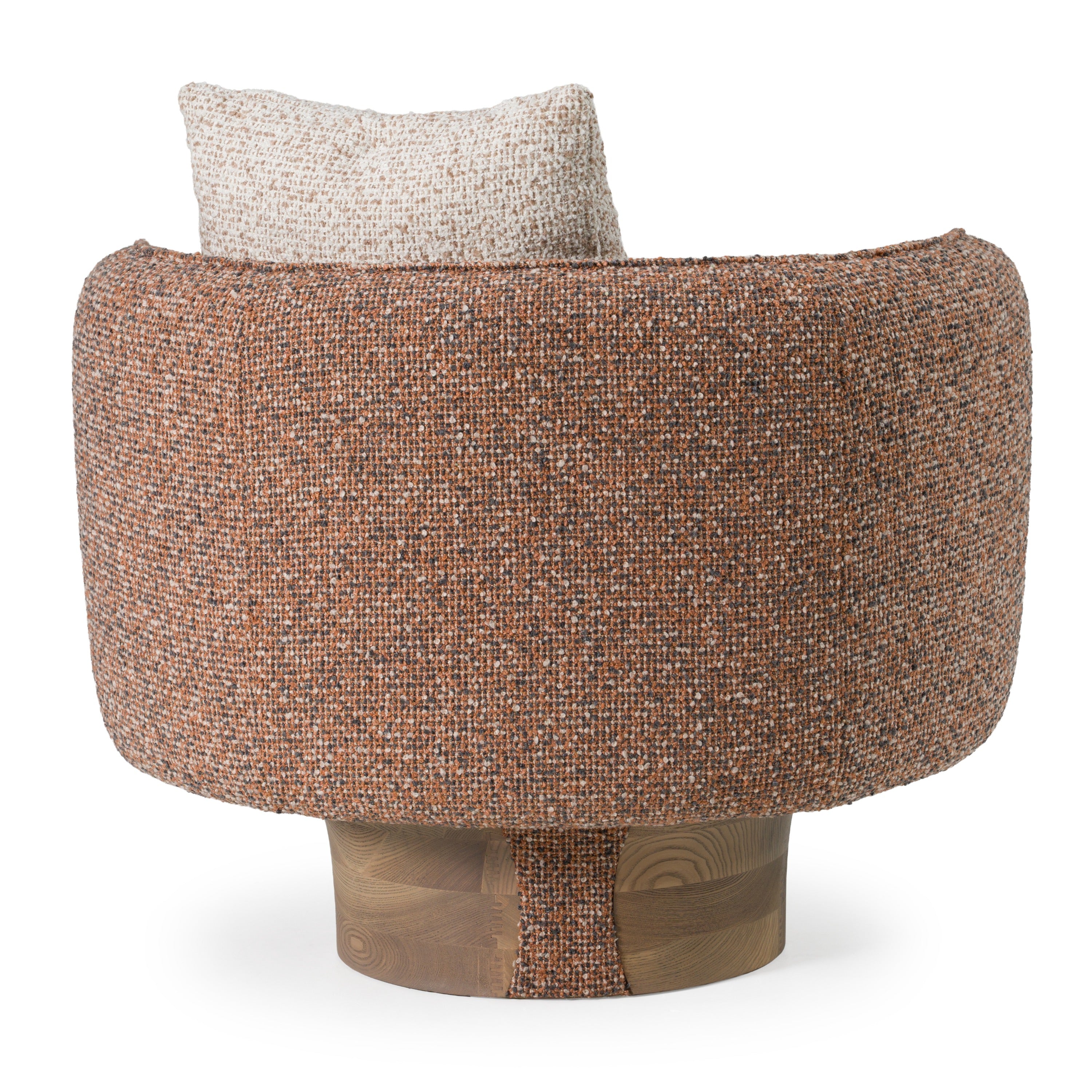 Raywood - Modern Multicolored Boucle Fabric + Ash Accent Chair