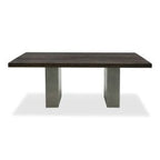 Renzo Modern Oak & Concrete Dining Table
