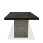 Renzo Modern Oak & Concrete Dining Table