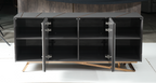 Katzu - Modern Grey and Rose Gold Buffet