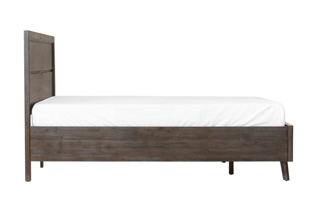 Roger - Queen Mid - century Acacia Bed - Queen Mid - century Acacia Bed