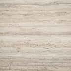 Roma - Modern Faux Travertine + Gold Bookcase