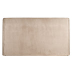 Eastern King Roma - Modern Taupe Microfiber Upholstered Bed - Modern Taupe Microfiber Upholstered Bed