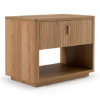 Emilio + Roma - Modern Beige Fabric + Oak 4-Piece Bedroom Set - Modern Beige Fabric + Oak 4 - Piece Bedroom Set