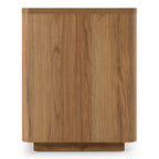 Roma - Modern Oak + Gold Nightstand