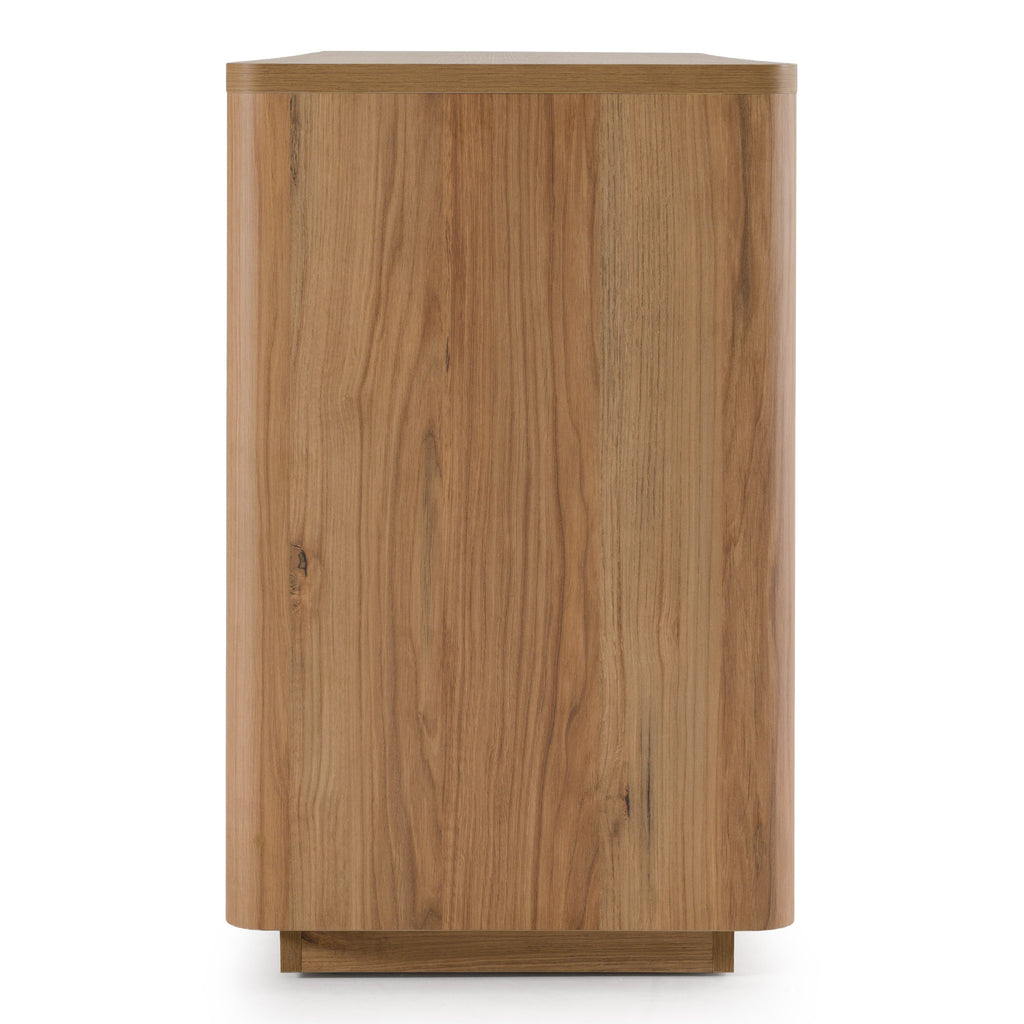 Roma - Modern Oak + Gold Dresser