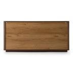 Roma - Modern Walnut + Gold Dresser