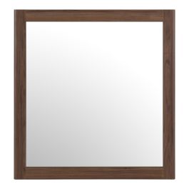 Roma - Modern Walnut Mirror