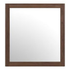 Roma - Modern Walnut Mirror