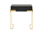 Rothsay - Modern Wenge + Gold Nightstand