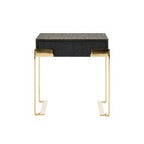 Rothsay - Modern Wenge + Gold Nightstand
