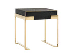 Rothsay - Modern Wenge + Gold Nightstand