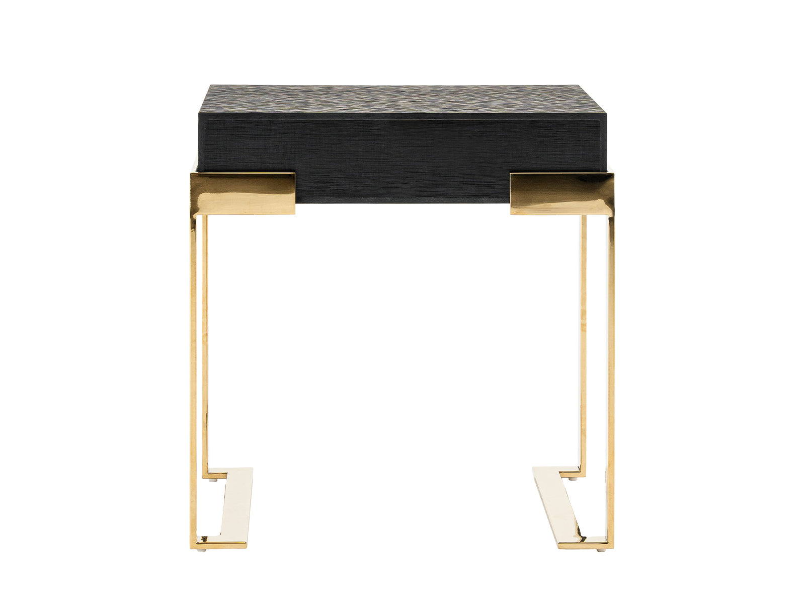 Rothsay - Modern Wenge + Gold Nightstand