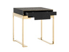 Rothsay - Modern Wenge + Gold Nightstand