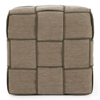 Rousey - Modern Taupe Fabric Bench