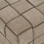 Rousey - Modern Taupe Fabric Bench