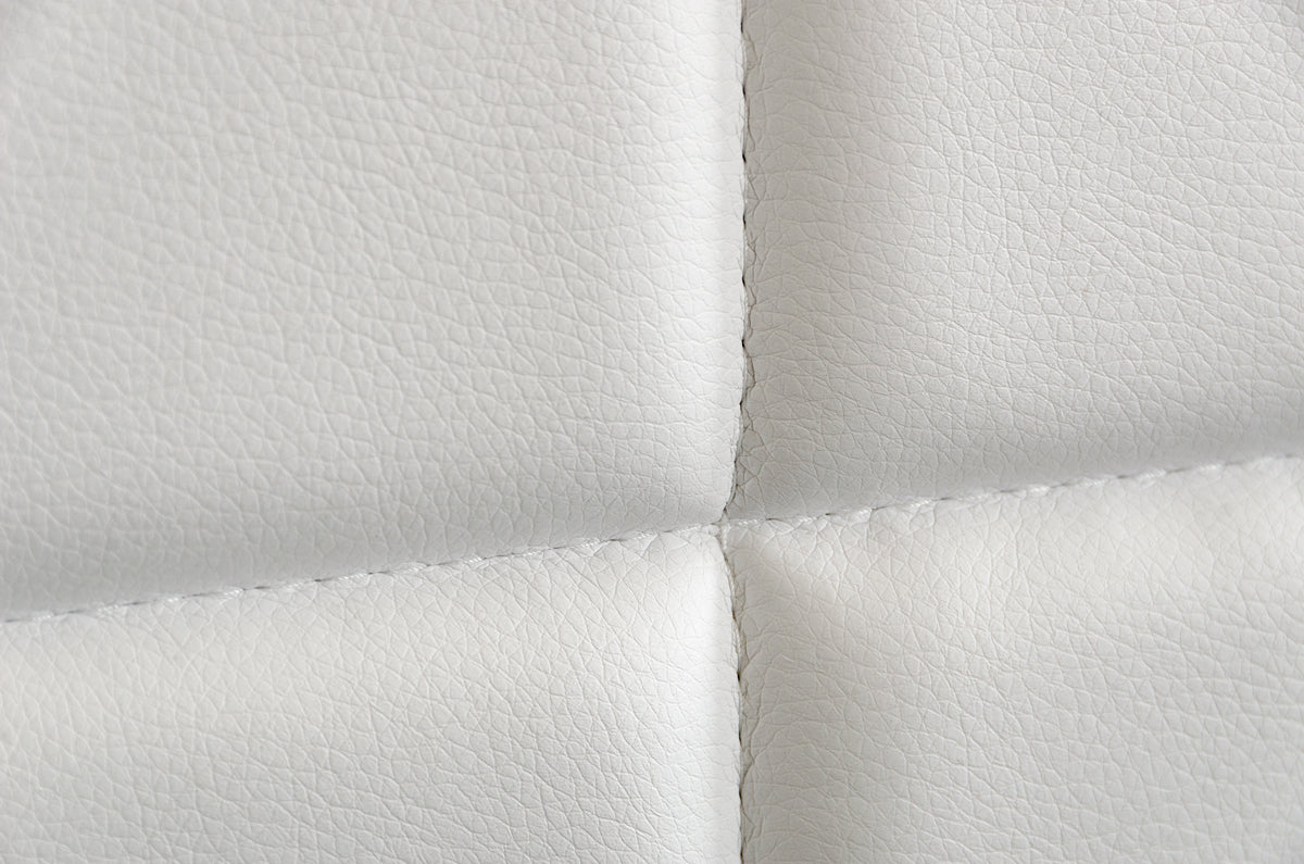 California King San Marino Modern White Bed