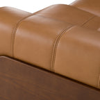 Sandstone - Modern Brown Leather Sofa with 2 Electric Recliners