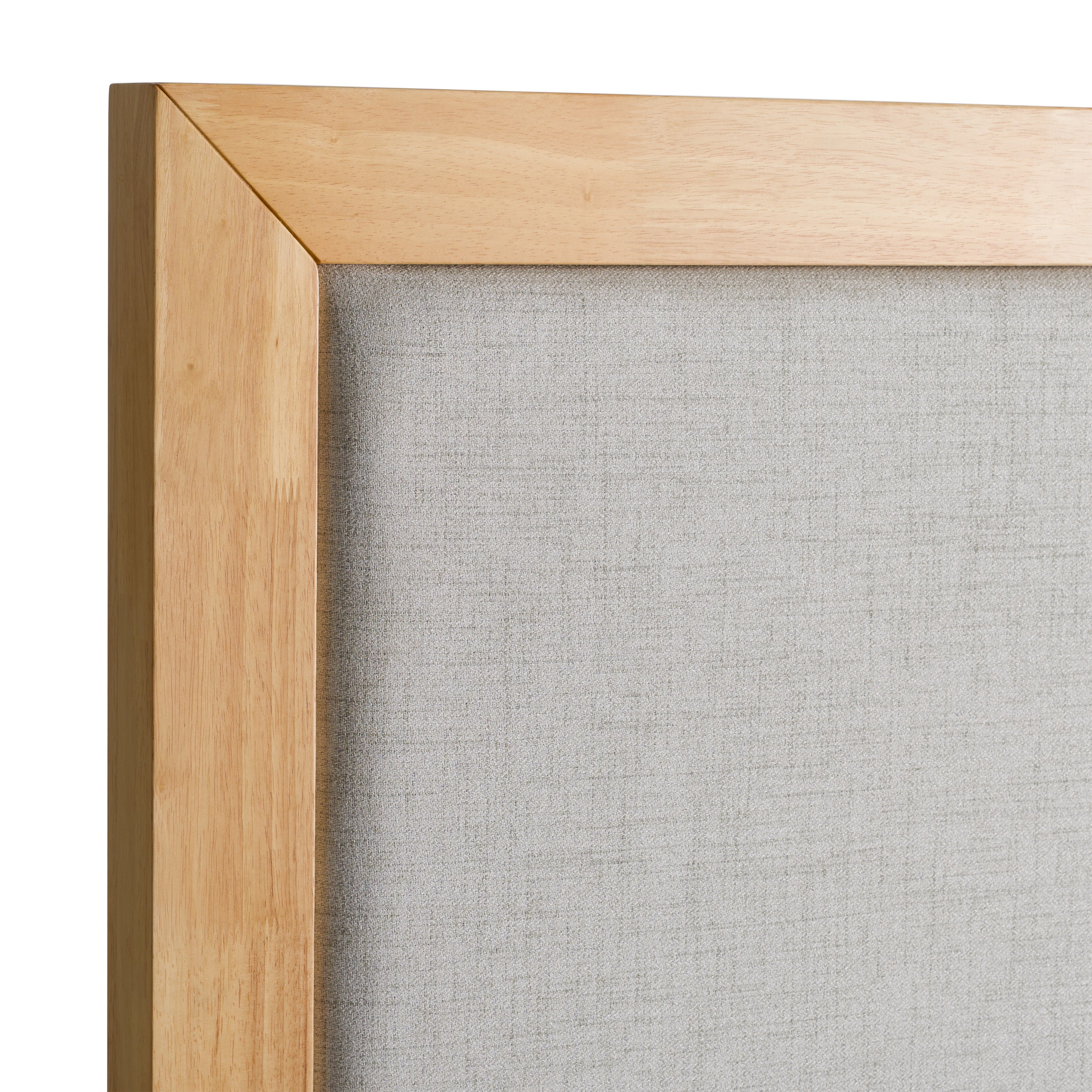 Santa Barbara - Modern Grey Fabric + Natural Bed - Modern Grey Fabric + Natural Bed