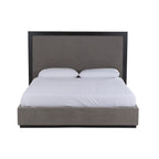 Eastern King Santa Barbara - Modern Grey Fabric + Grey Wash Bed - Modern Grey Fabric + Grey Wash Bed
