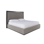 Eastern King Santa Barbara + Santa Monica - Modern Grey Fabric + Grey Wash Bedroom Set - Modern Grey Fabric + Grey Wash Bedroom Set