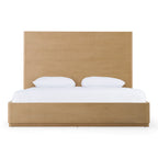 Santa Monica - Modern Natural Oak Bed - Modern Natural Oak Bed