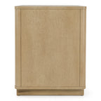 Santa Monica - Modern Natural Oak 3 Drawer Nightstand