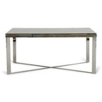 Santiago Modern Rectangular Wood Mosaic Dining Table