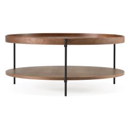 Savoy - Modern Walnut Large Coffee Table