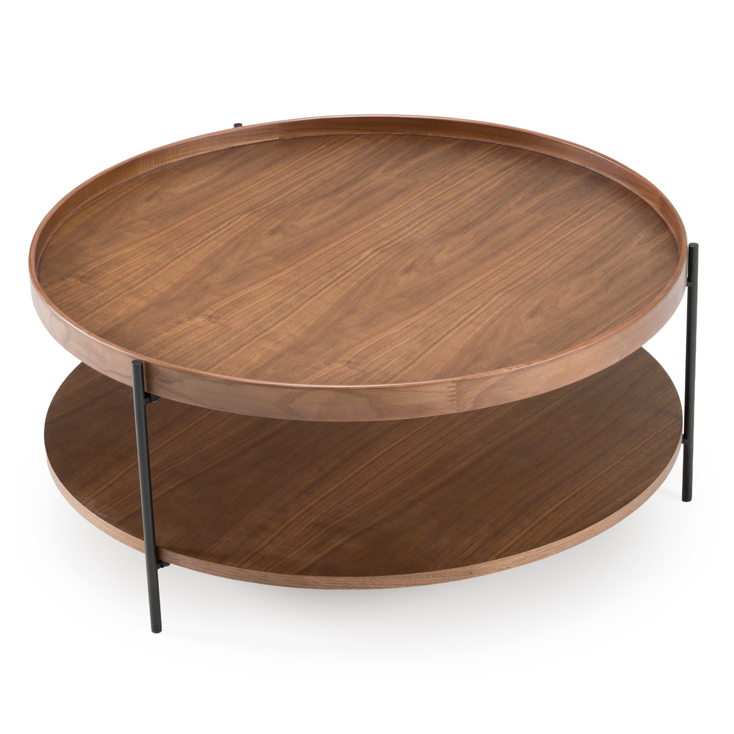 Savoy - Modern Walnut Large Coffee Table