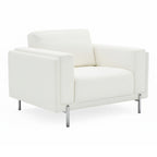 Schmidt - Modern Off White Fabric Chair