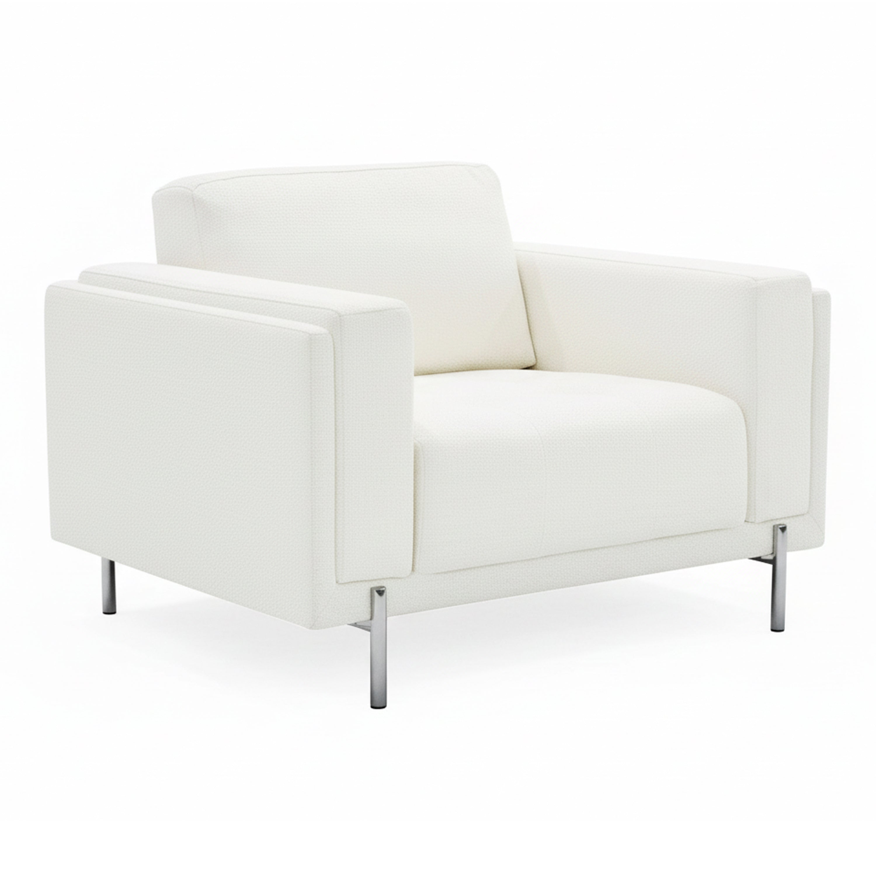 Schmidt - Modern Off White Fabric Chair