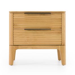 Seattle - Modern Natural Oak Nightstand