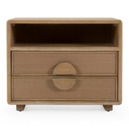 Sergio - Modern Natural Oak Nightstand