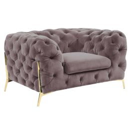 Sheila - Transitional Silver Fabric Chair