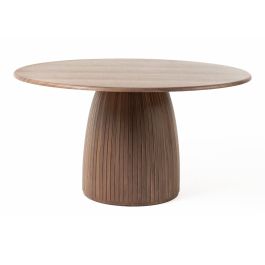 Sheridan - Mid-Century Modern Walnut Round Dining Table