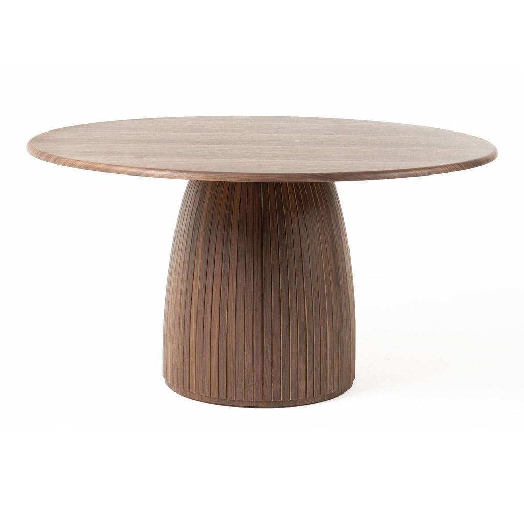 Sheridan - Mid-Century Modern Walnut Round Dining Table