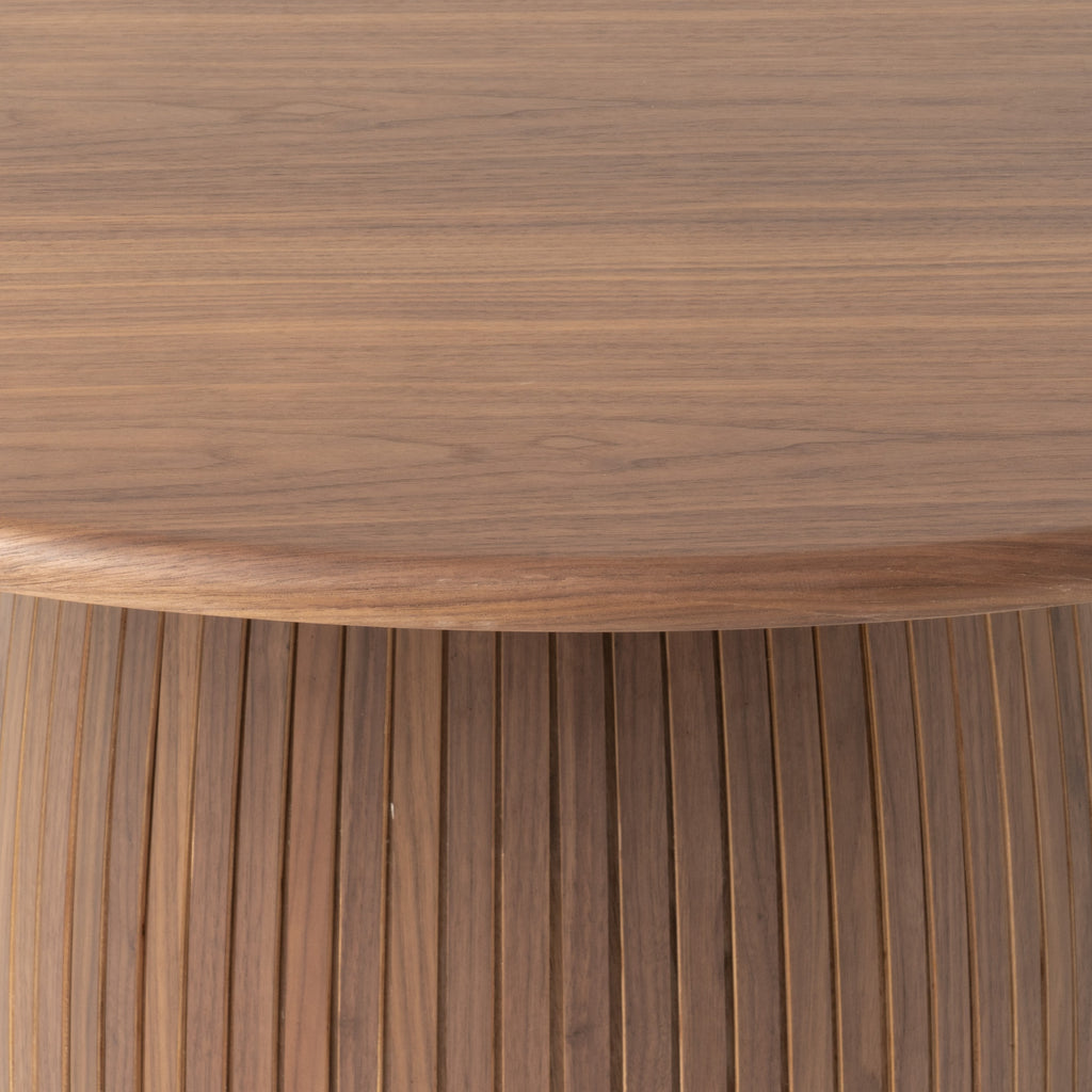 Sheridan - Mid-Century Modern Walnut Round Dining Table